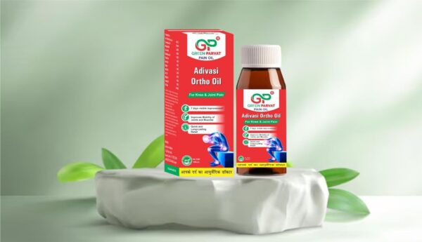 Green Parvat Adivasi Oil for Knee & Joint Pain Quick and Long Lasting Relief